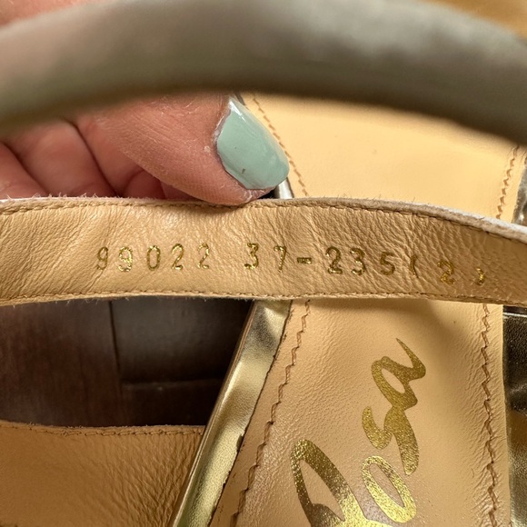 Linea Rosa - High Heel Sandal Shoes, Size 37/235 with dust bag - Picture 11 of 16